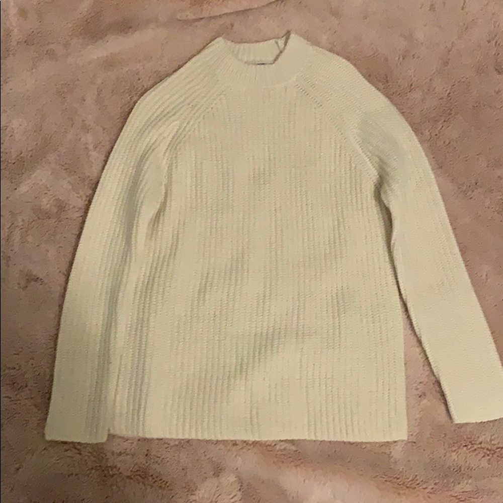 White Knitted Sweater